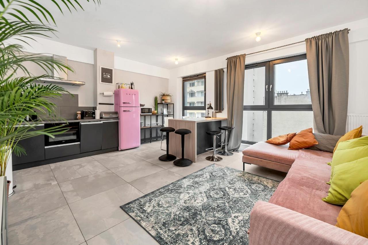 Lumina 4-Room Apart With Large Balcony Varşovia Exterior foto